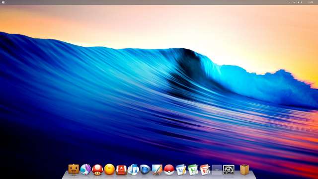 Desktop computer wave sunset background free wallpaper for desktop - medium preview image