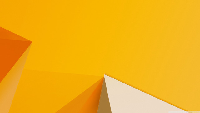 Yellow background white triangles side #2 free wallpaper for desktop - medium preview image