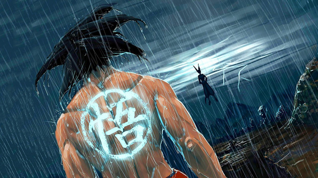Man rain demon back demon free wallpaper for desktop - medium preview image