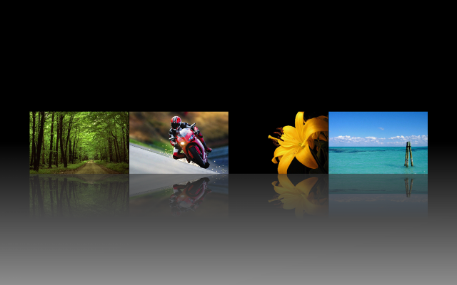 Motorcycle flower person background series free wallpaper for desktop - medium preview image