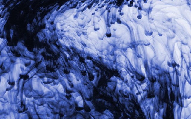 Blue black abstract water drops free wallpaper for desktop - medium preview image