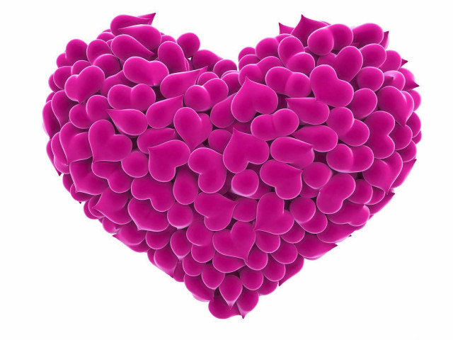 Heart shaped object small hearts free wallpaper for desktop - medium preview image