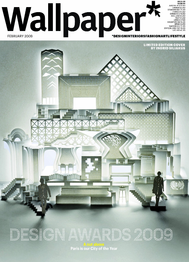 Man building stairs magazine cover free wallpaper for mobile - medium preview image