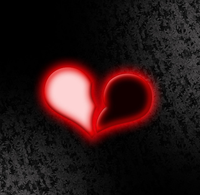 Red heart light gothic forest free wallpaper for tablet - medium preview image