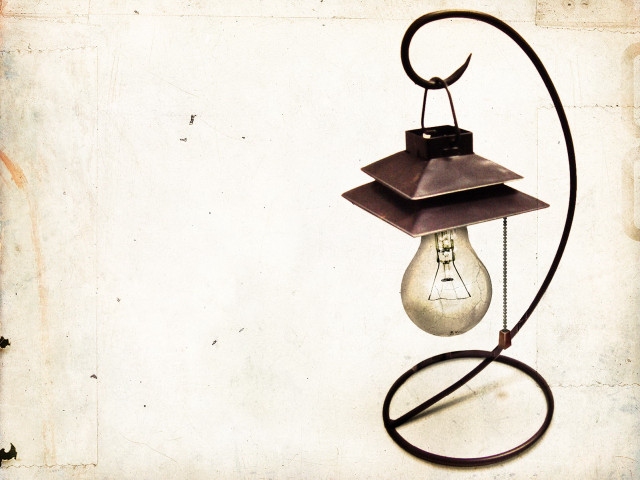 Light bulb hanging wire side free wallpaper for desktop - medium preview image