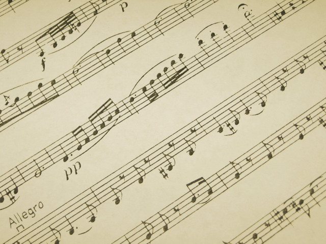 Sheet music musical notes numbers #2 free wallpaper for desktop - medium preview image