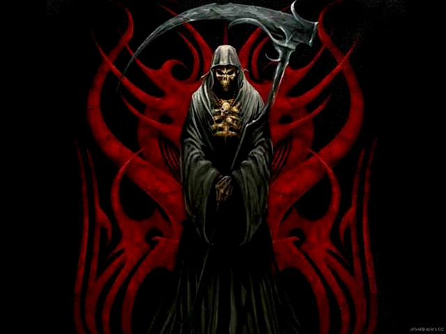 Grimpy gothic death anne coat free wallpaper for desktop - medium preview image