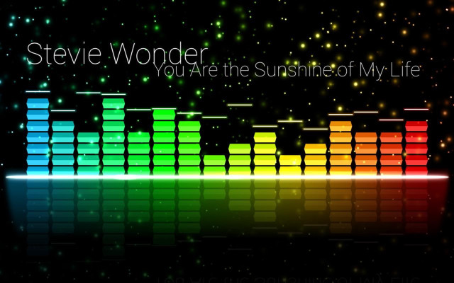 Colorful equalizer steve wonder sunshine free wallpaper for desktop - medium preview image