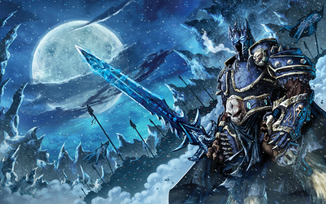 Man armor sword snowy landscape #3 free wallpaper for desktop - medium preview image
