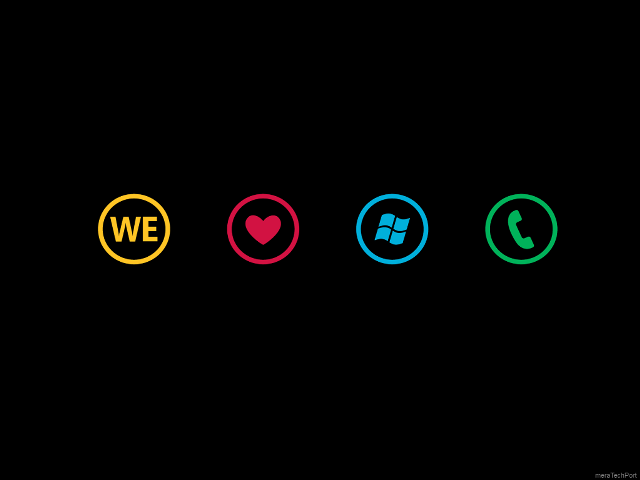 Colored buttons phone heart image free wallpaper for desktop - medium preview image