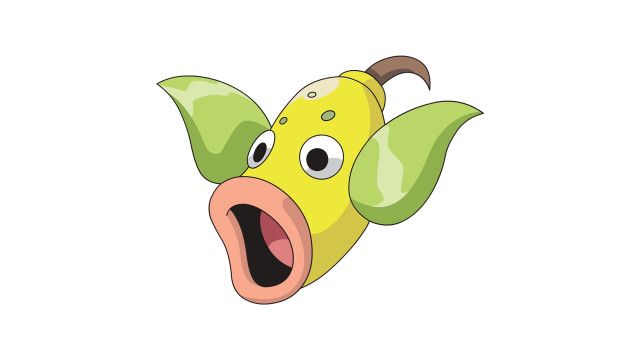 Cartoon banana surprised expression long free wallpaper for desktop - medium preview image