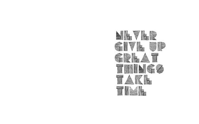 Inspirational typographic blackwhite multigirl wings free wallpaper for desktop - medium preview image