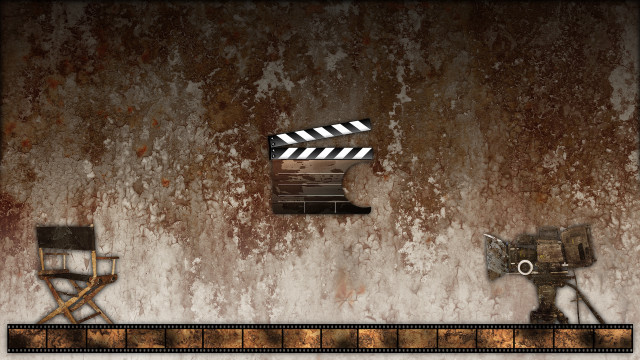 Clapper chair dirtywall brokenwindow mattepainting free wallpaper for desktop - medium preview image