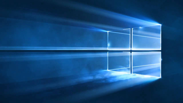Blue wall light reflection center free wallpaper for desktop - medium preview image