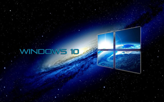 Windows 10 space wallpaper earth free wallpaper for desktop - medium preview image