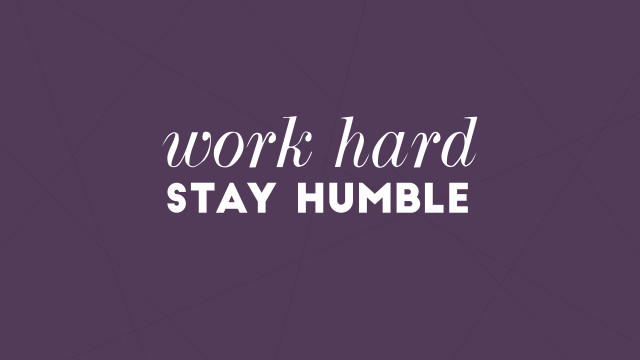 Work hard stay humble purple free wallpaper for desktop - medium preview image
