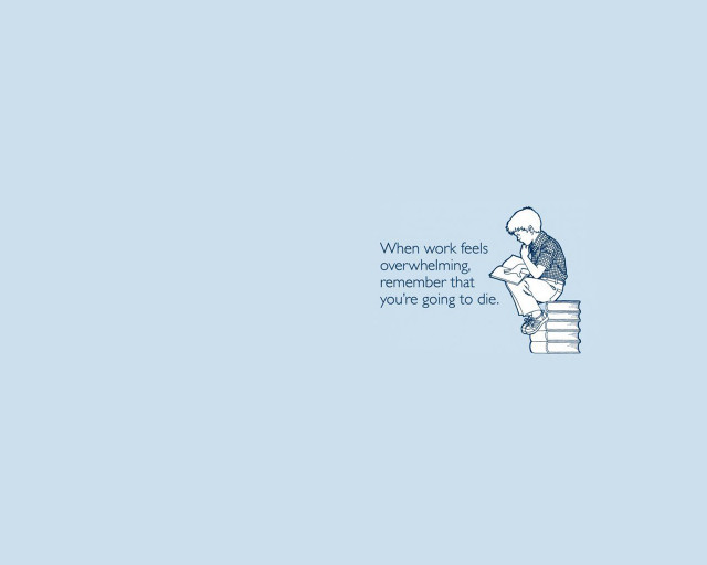 Person sitting stack books quote free wallpaper for desktop - medium preview image