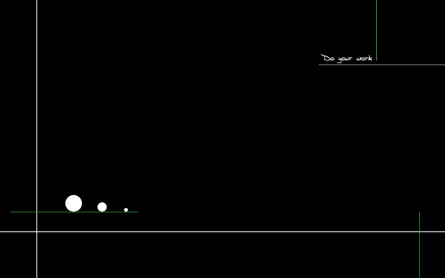 Black background white balls green free wallpaper for desktop - medium preview image