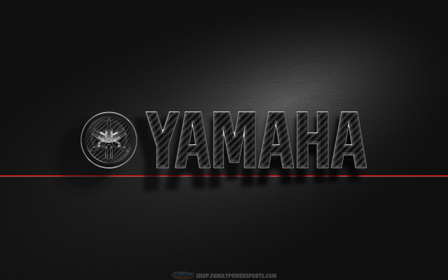 Yamaha 3d letters red stripe free wallpaper for desktop - medium preview image