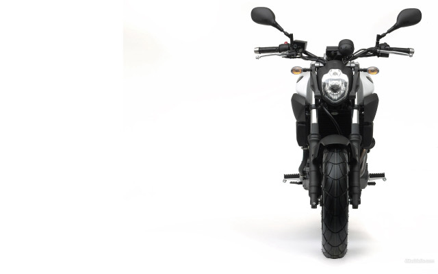 Black motorcycle white background image free wallpaper for desktop - medium preview image