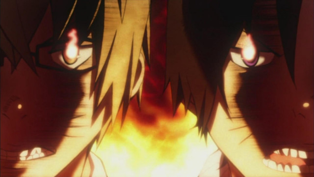 Girl long hair fire mouth free wallpaper for desktop - medium preview image