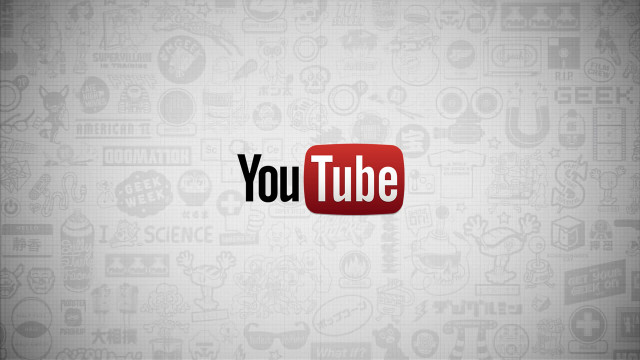 Youtube logos wallpaper pattern words free wallpaper for desktop - medium preview image