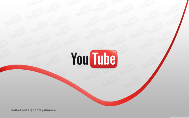 Red youtube logo red arrow free wallpaper for desktop - medium preview image