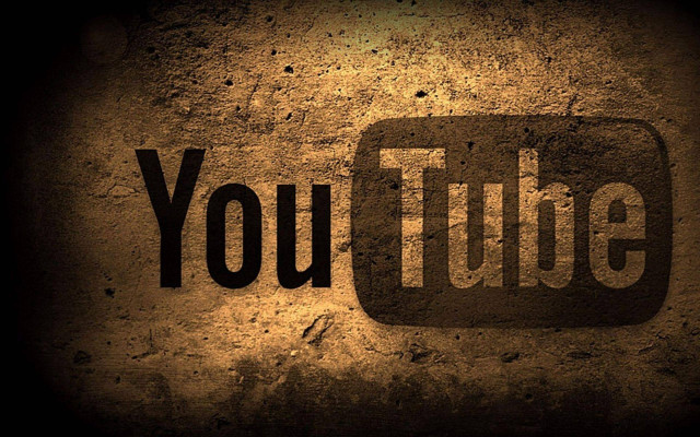 Dark background black youtube logo free wallpaper for desktop - medium preview image