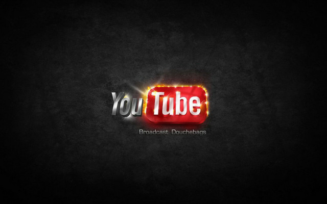 Red youtube logo black background #3 free wallpaper for desktop - medium preview image