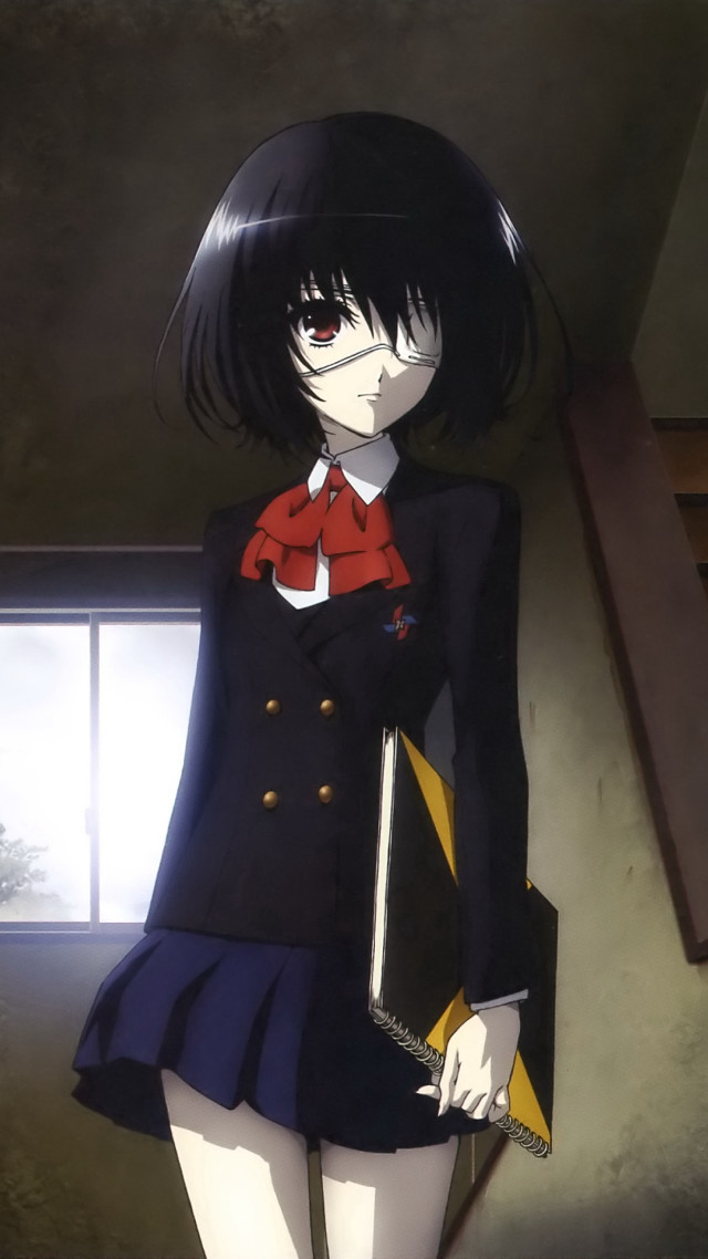 Woman uniform folder bag window free wallpaper for mobile - medium preview image