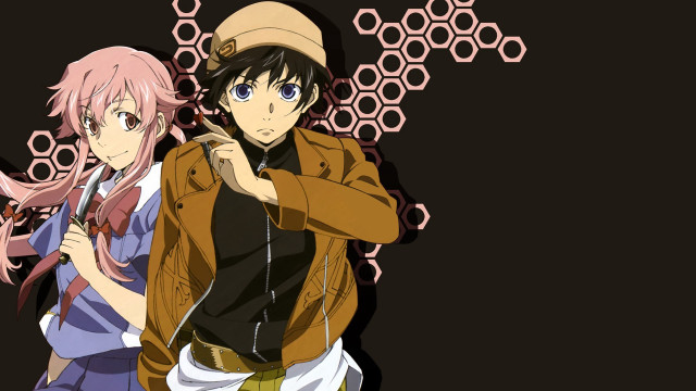 Anime characters pink hair brown free wallpaper for desktop - medium preview image