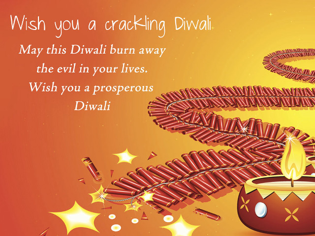 Diwali lit candle wish card free wallpaper for desktop - medium preview image