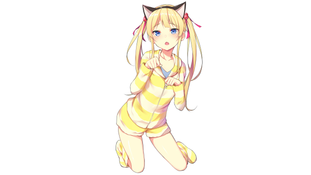 Cartoon character cat ears tail #2 free wallpaper for desktop - medium preview image