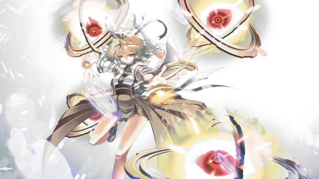 Woman dress flower head hand free wallpaper for desktop - medium preview image