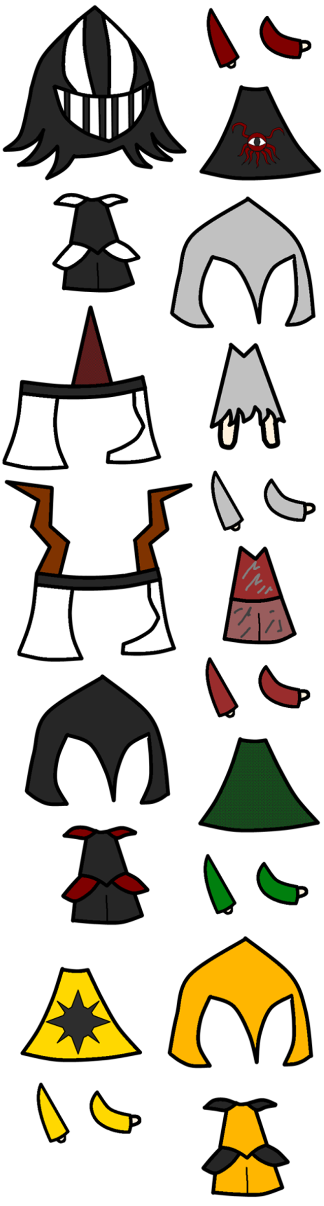 Colored hats black background white free wallpaper for mobile - medium preview image