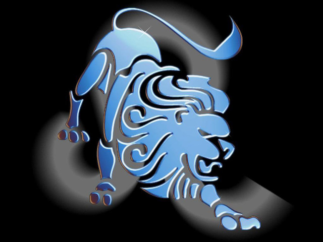 Blue lion black background face free wallpaper for desktop - medium preview image