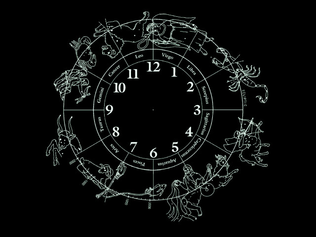 Clock drawing man woman face free wallpaper for desktop - medium preview image
