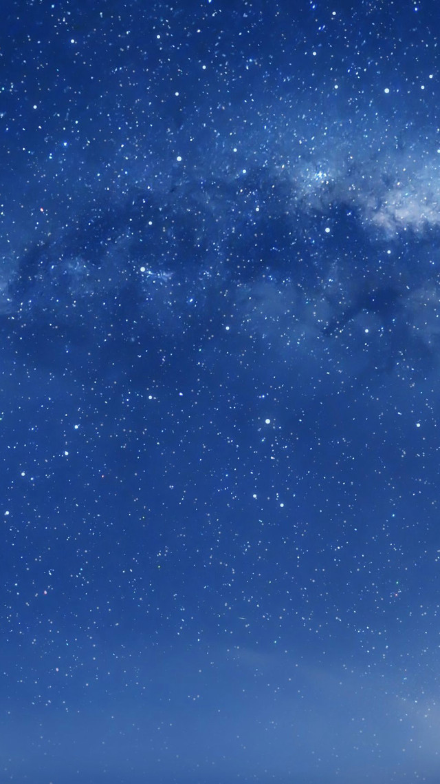 Man beach night sky stars free wallpaper for mobile - medium preview image