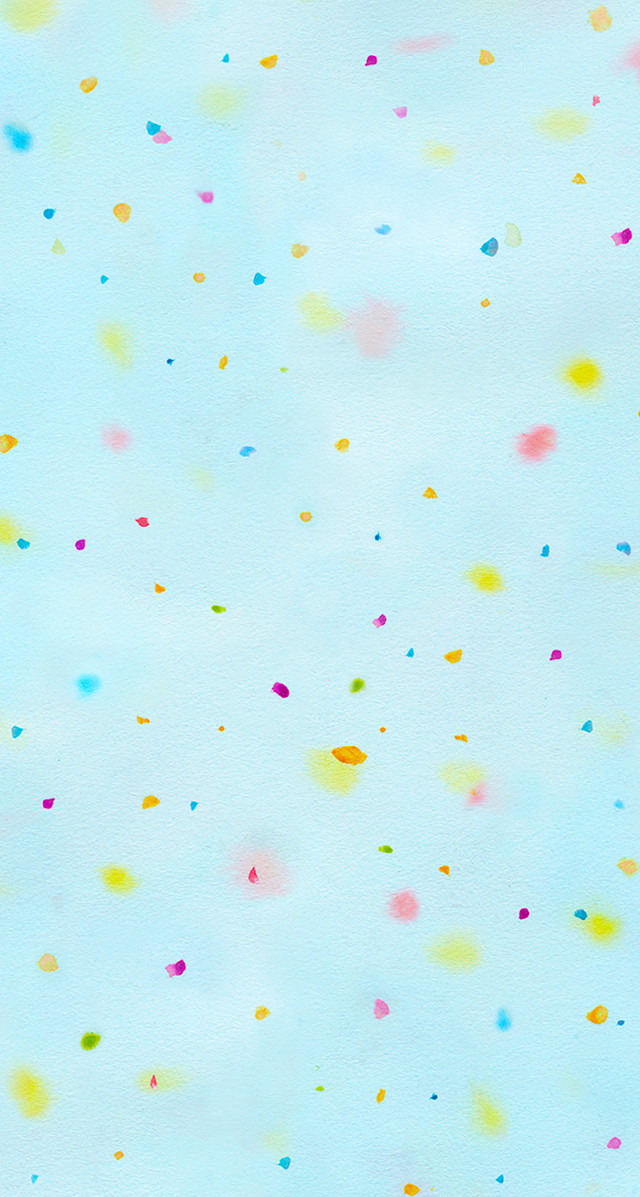 Blue background multicolored confetti white #2 free wallpaper for mobile - medium preview image