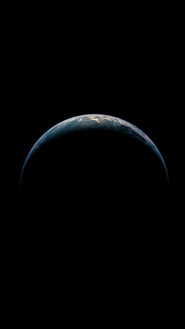 Earth space moon horizon view free wallpaper for mobile - medium preview image