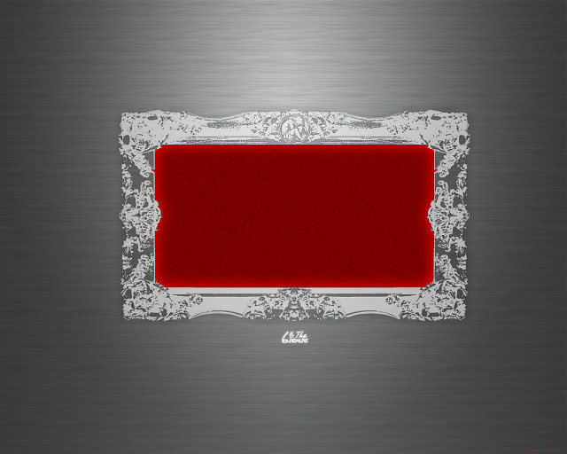 Red velvet seat silver frame free wallpaper for desktop - medium preview image