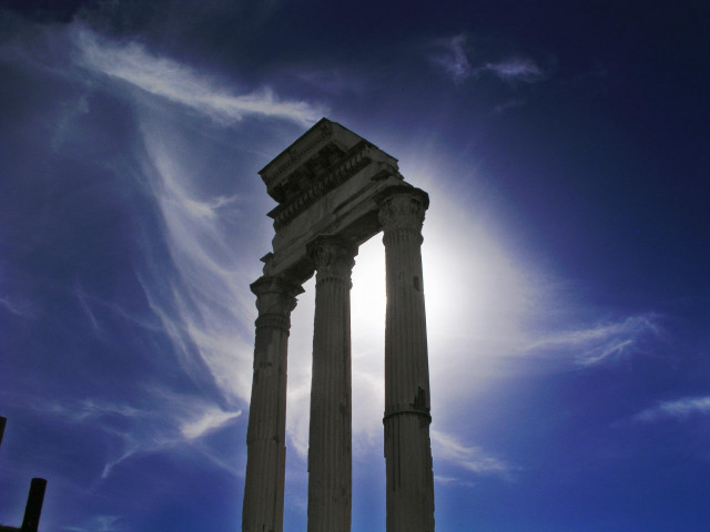 Tall pillar side pillars sun free wallpaper for desktop - medium preview image