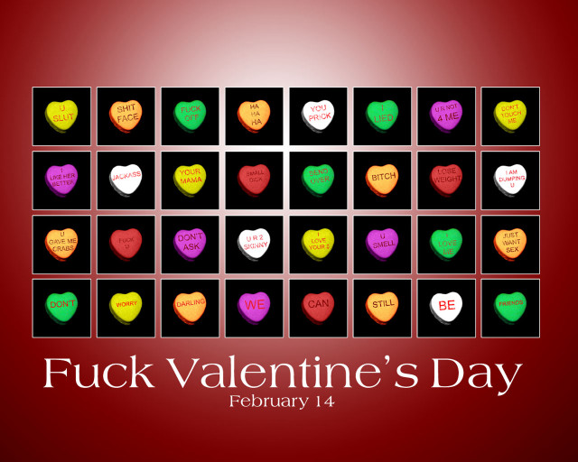 Valentines day poster hearts squares #3 free wallpaper for desktop - medium preview image