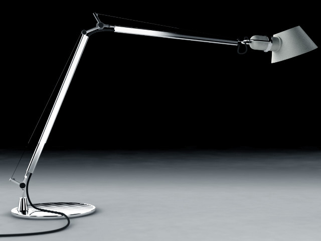 Desk lamp black background white #2 free wallpaper for desktop - medium preview image