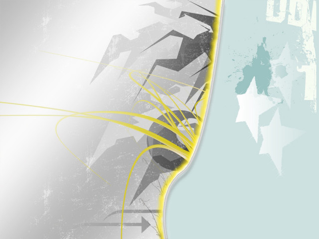 Blue yellow stars lines white free wallpaper for desktop - medium preview image