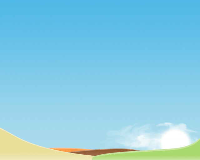 Cartoon desert landscape blue sky free wallpaper for desktop - medium preview image