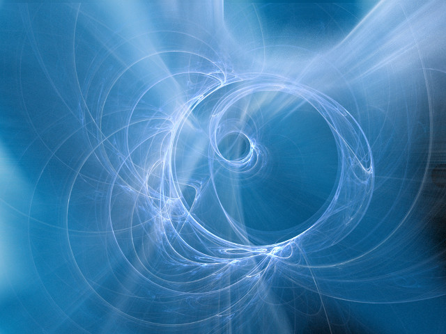 Blue spiral black background white free wallpaper for desktop - medium preview image