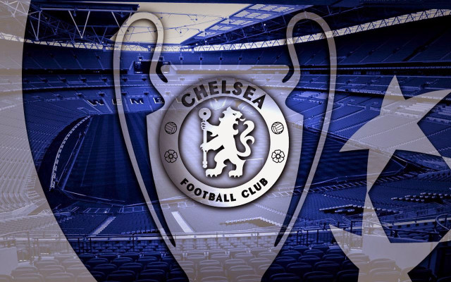 Chelsea logo stadium wall star free wallpaper for desktop - medium preview image
