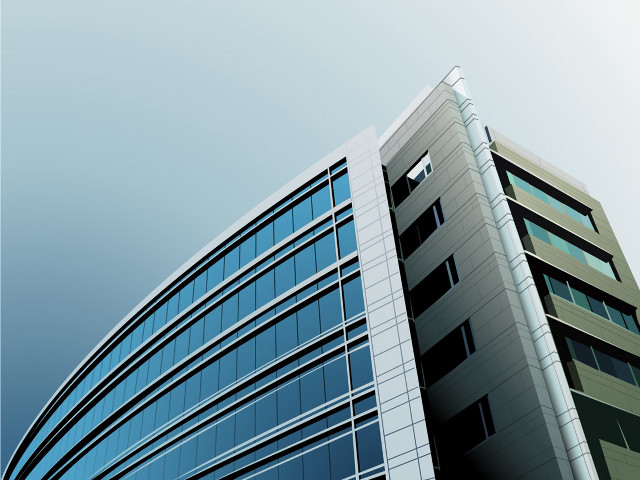 Tall building sky background clock free wallpaper for desktop - medium preview image