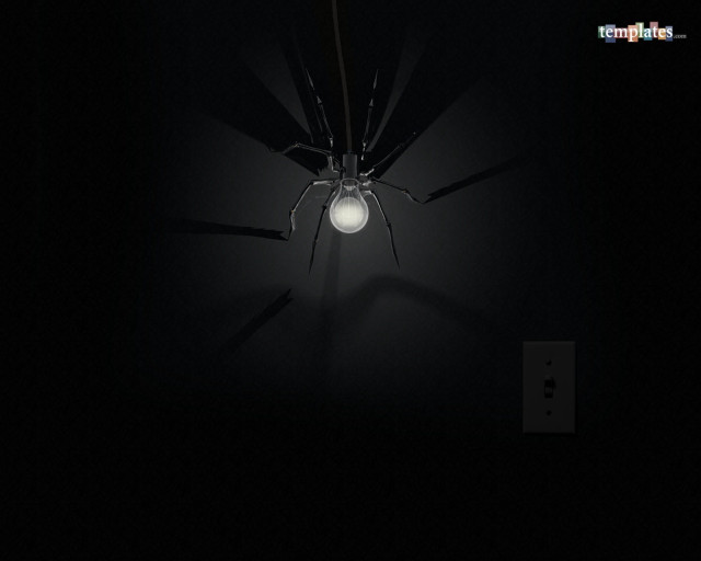 Spider lamp dark lightbulb crawling #3 free wallpaper for desktop - medium preview image